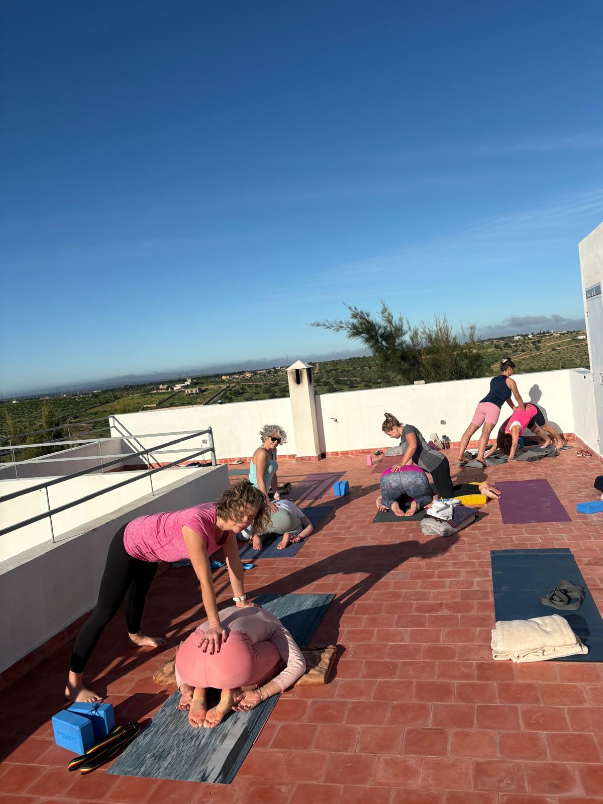 Joga na tarasie Dar Ines 3